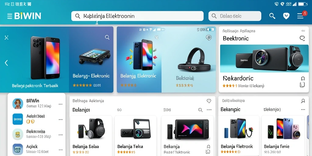 Tampilan antarmuka aplikasi BIWIN yang menarik dan intuitif.
