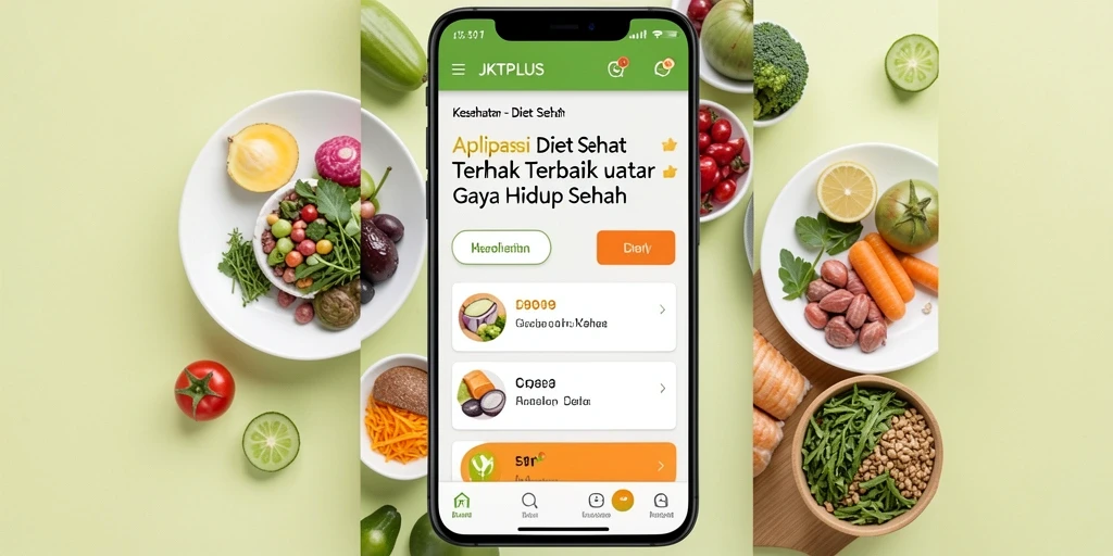 Antarmuka aplikasi JKTPLUS yang sederhana dan informatif.