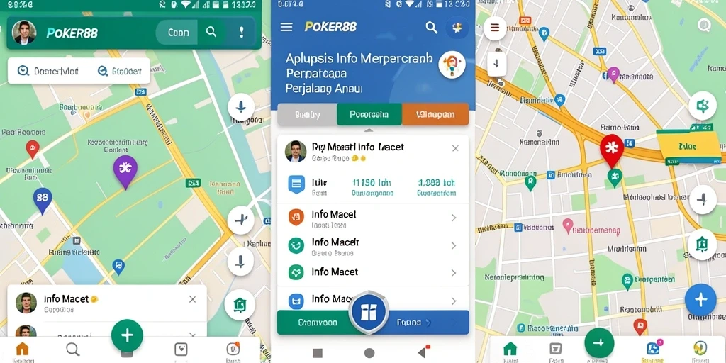 Antarmuka POKER88 menampilkan informasi kemacetan terkini dengan jelas.