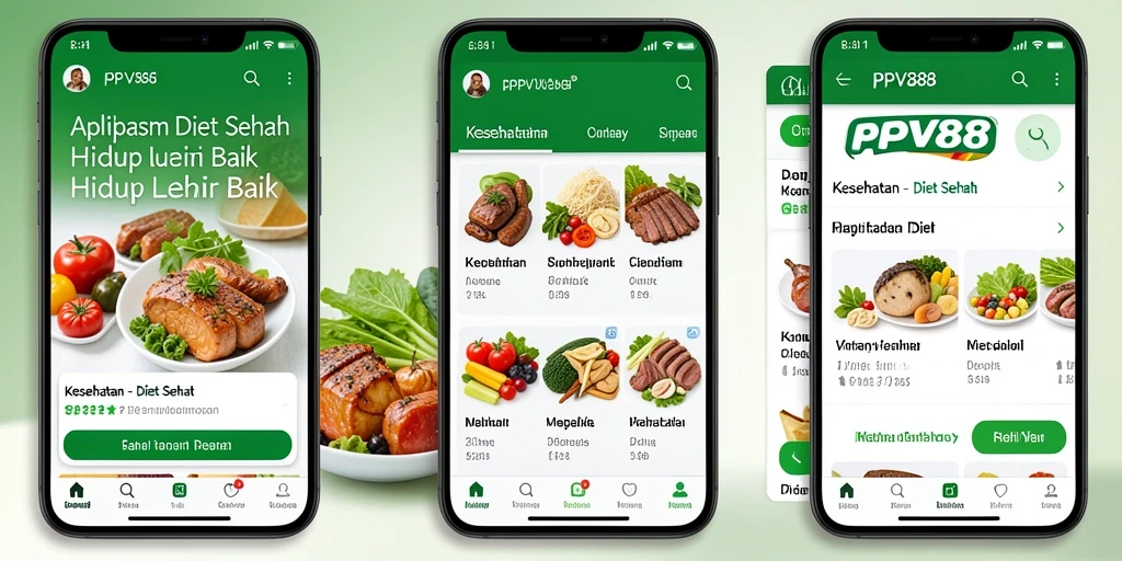 Antarmuka PPV88 yang ramah pengguna untuk diet sehat.