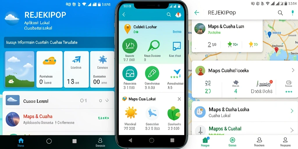 Antarmuka REJEKIPOP yang informatif dan mudah digunakan.