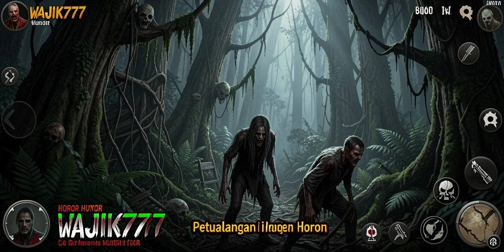 Tampilan menakutkan di hutan yang menyeramkan dalam WAJIK777.
