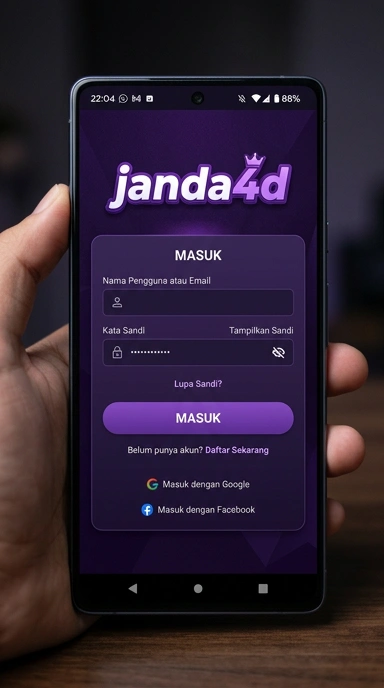 Panduan Masuk Akun janda4d untuk Pengguna Android